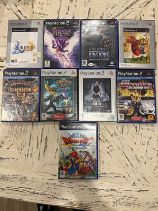 Lote 7 Juegos PlayStation 2 PS2
