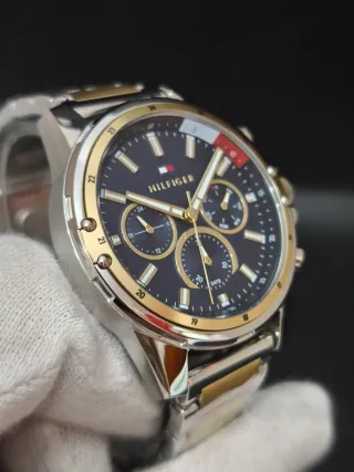 Reloj Tommy Hilfiger Hombre Azul y Dorado