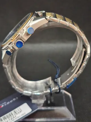 Reloj Tommy Hilfiger Hombre Azul y Dorado