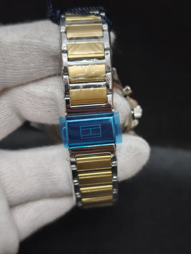 Reloj Tommy Hilfiger Hombre Azul y Dorado