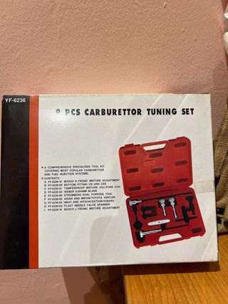 Set 9 Piezas Herramientas Carburador