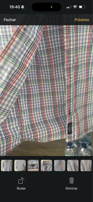 Camisa xadrez azul 11/12 anos Lion oficial