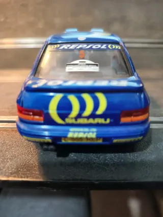 2 Coches Slot Subaru Repsol Scalextric