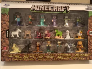 Set Figuras Metal Minecraft Serie 6