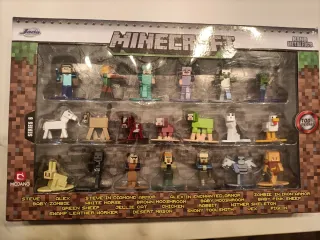 Set Figuras Metal Minecraft Serie 6