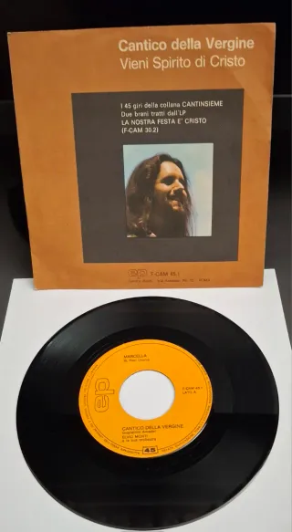 Marcella 45 Giri Cantico della Vergine