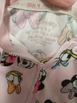 Pijama niña Minnie Mouse rosa