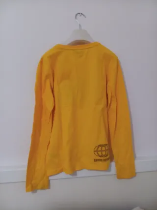 Camiseta Bikkembergs amarilla manga larga niño