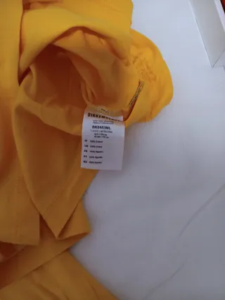Camiseta Bikkembergs amarilla manga larga niño