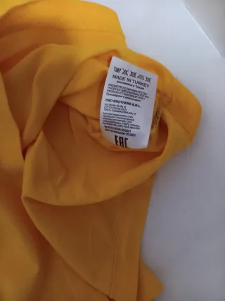 Camiseta Bikkembergs amarilla manga larga niño