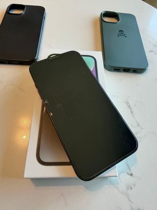 iPhone 14 128GB Negro + 2 Fundas, negro midnight,