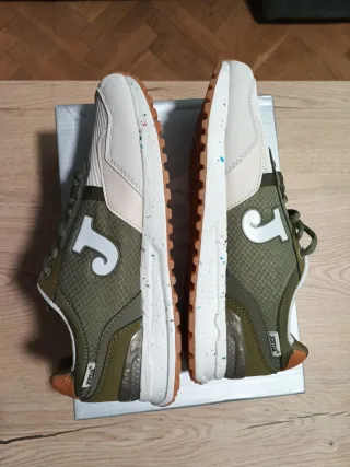 Zapatillas Joma Talla 38 Beige y Verde