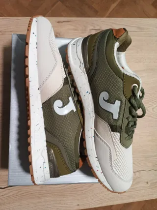 Zapatillas Joma Talla 38 Beige y Verde