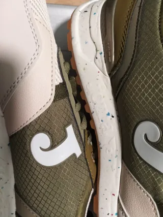Zapatillas Joma Talla 38 Beige y Verde