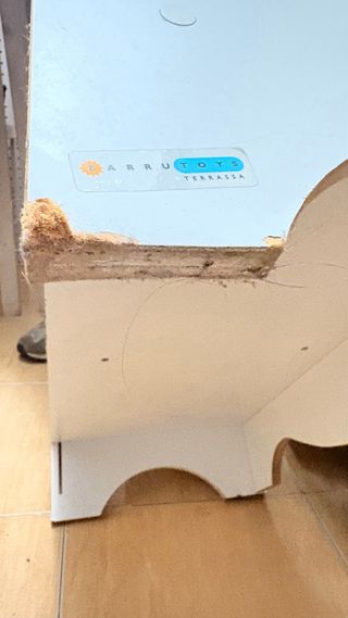 Cocinita de juguete blanca