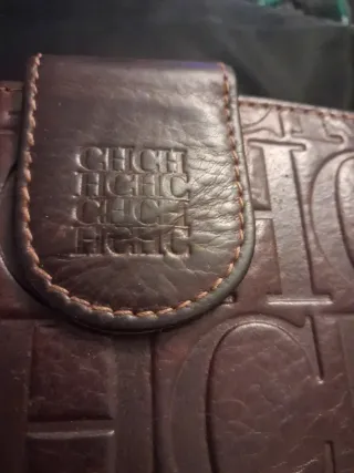 Monedero Carolina Herrera Marrón