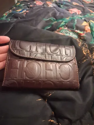 Monedero Carolina Herrera Marrón