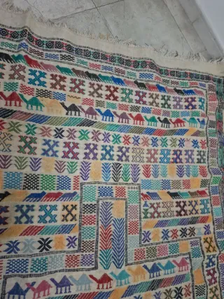 Alfombra Marroquí Artesanal Multicolor