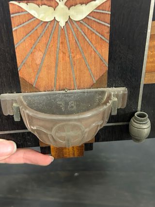 Coppia acquasantiere Art Déco francesi anni '30