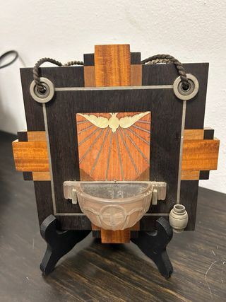 Coppia acquasantiere Art Déco francesi anni '30