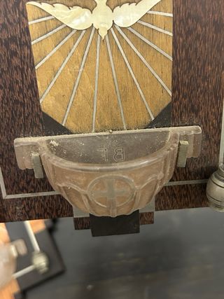 Coppia acquasantiere Art Déco francesi anni '30