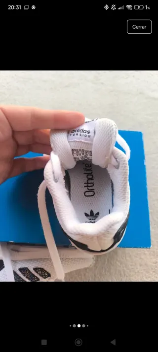 Zapatillas Adidas Bebé Blancas