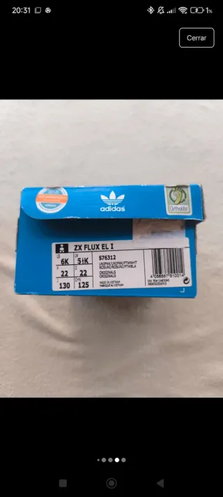 Zapatillas Adidas Bebé Blancas