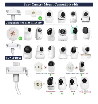 Soporte flexible para vigilabebés universal