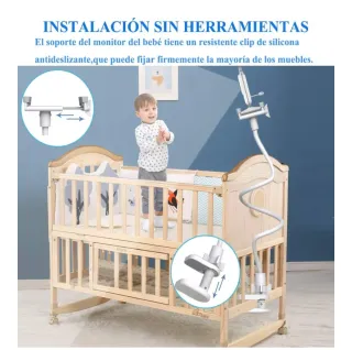 Soporte flexible para vigilabebés universal