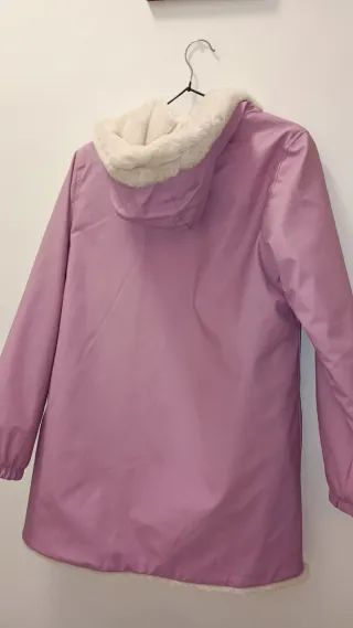 Chubasquero niña Lefties lila forro pelito 13-14 a