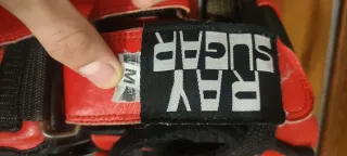 Casco Boxeo Ray Sugar Rojo