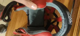 Casco Boxeo Ray Sugar Rojo