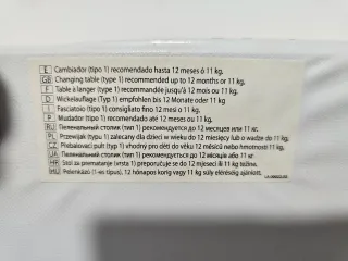 Bañera cambiador bebé