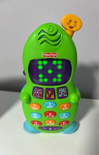 Teléfono Fisher Price verde