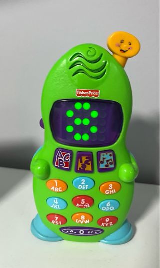 Teléfono Fisher Price verde