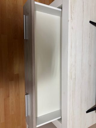 Cómoda Lara Blanca y Gris