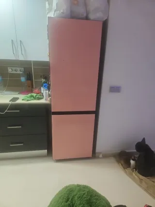 Nevera Samsung Rosa