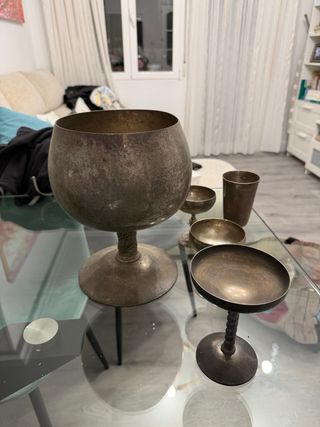 Copas de plata antiguas