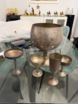 Copas de plata antiguas