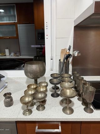 Copas de plata antiguas