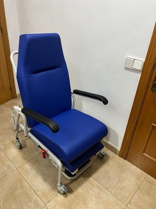 Sillón reclinable con ruedas