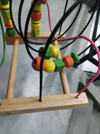 Juguete Cuentas Madera Ikea