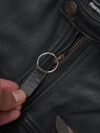 Cazadora Cuero Harley Davidson 110 años XL