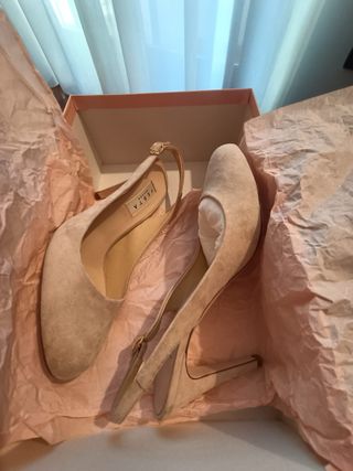 Roberto Festa Décolleté Tg. 38 Beige/Grigio