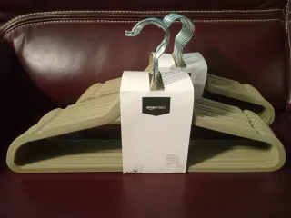 Lote 30 Perchas Terciopelo Amazon Basics