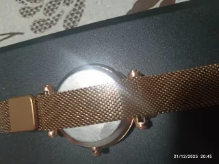 Reloj Malla Oro Cielo Estrellado