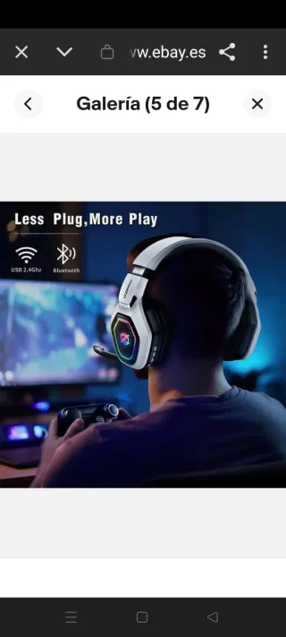 Cascos Inalámbricos OZEINO DW 810 RGB