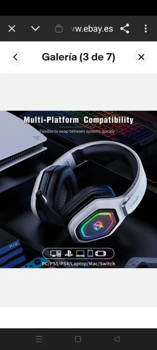 Cascos Inalámbricos OZEINO DW 810 RGB