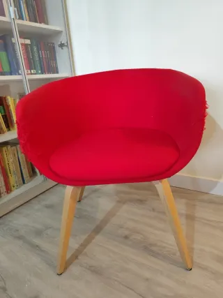 Conjunto 4 Sillas Rojas