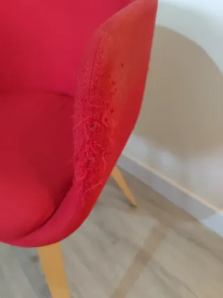 Conjunto 4 Sillas Rojas